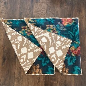 PB set of 2 Leyton Floral Print Pillow Covers 24”